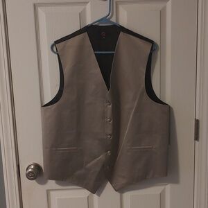 Gray Button-Up Vest